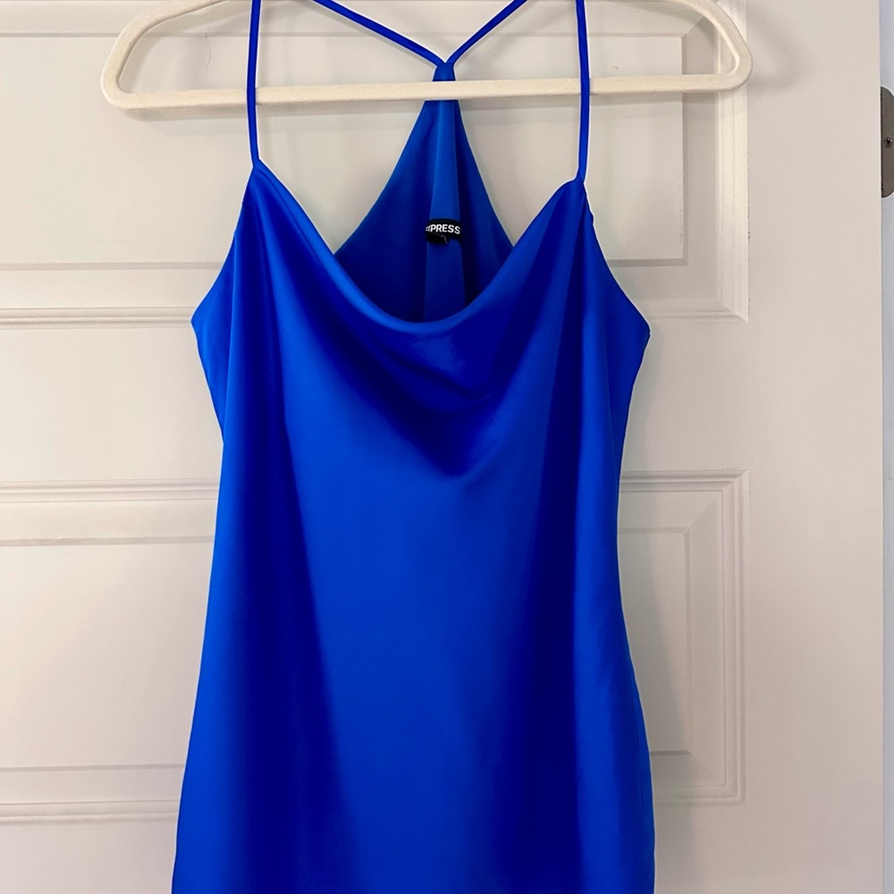 Express Vibrant Blue Camisole Top